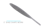 Shad Shape Floater Worm