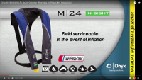 M-24 In-Sight Manual Inflatable Life Jacket (PFD)