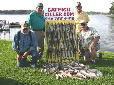 Spinner Bait Bass on Lake Conroe - Bass Fishing TX