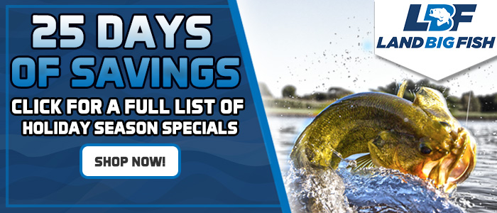 LAND BIG FISH 25 DAYS OF SAVINGS