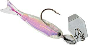 Z-Man Chatterbait Flashback Mini Bladed Jig Silver/Blue 1/16oz