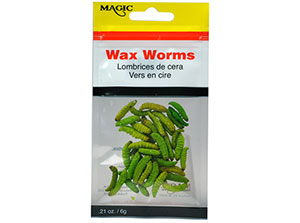 Magic Preserved Wax Worms, Chartreuse