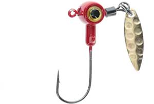 Mr. Crappie Sausage Spins Jig Head Limetreuse 1/16 oz MRCSHSIH116-93