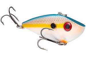 Lot 3 Strike King REYESD12 401 Red Eye Shad Crankbait 1//2oz Chrome Blue Lure