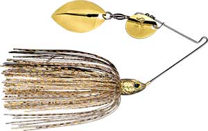 Strike King Tour Grade Colorado Turtleback Spinnerbait Chartreuse White / 5/16 oz