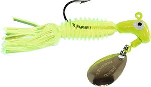 Blakemore® B2-1803-030 - Road Runner Crappie Thunder™ 1/8 oz.  Chartreuse/Black Spinner Baits 