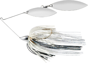 War Eagle Nickel Frame Double Willow Spinnerbait