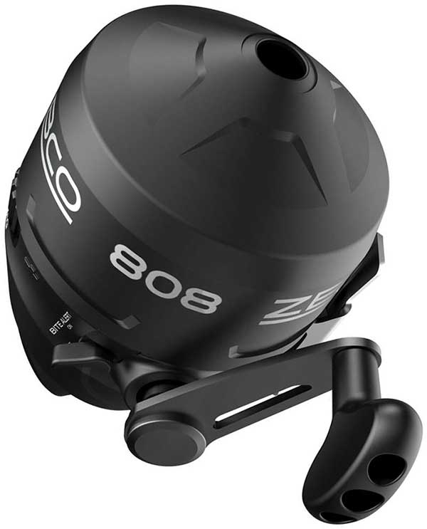 Zebco 808 Spincast Fishing Reel, Powerful All-Metal Gears, Quickset  Anti-Reverse and Bite Alert, Pre-spooled with 20-Pound Zebco Fishing Line,  Black