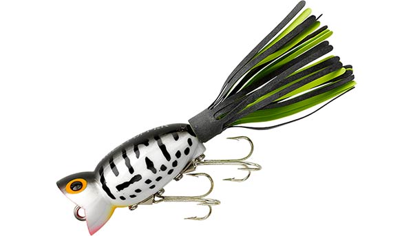 Arbogast Hula Popper Topwater Baits 1 1/4 Coach Dog 3/16 oz.