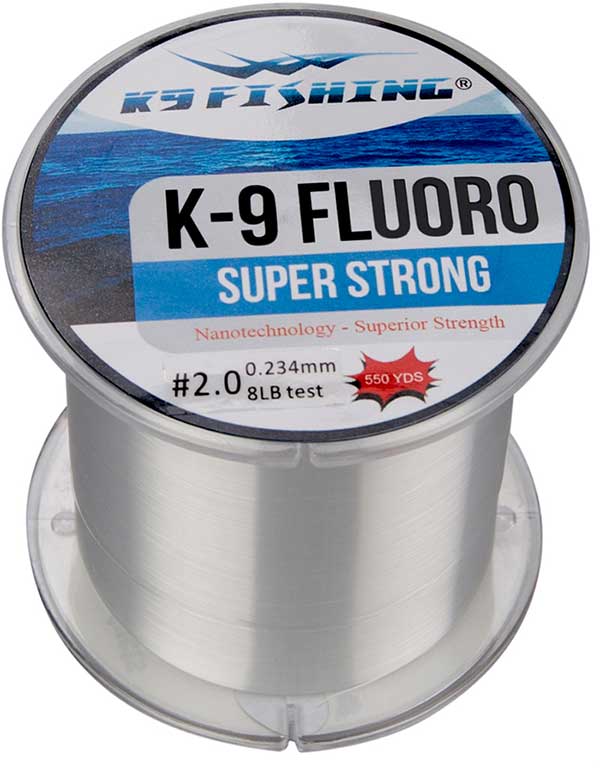 K9 Fishing Clear Fluoro