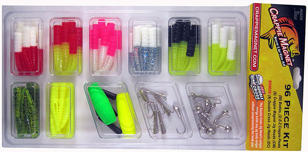 LeLand's Lures Crappie Magnet 96 Piece Kit