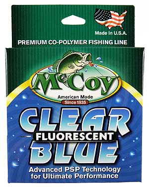 McCoy Clear Blue Fluorescent Premium Co-Polymer Line