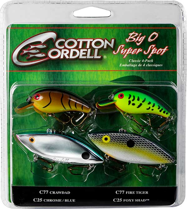 Cotton Cordell Big O Super Spot Classic 4-Pack