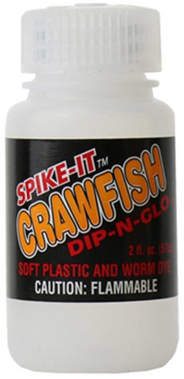 Spike-It Dip-N-Glo Crawfish Soft Plastic Lure Dye