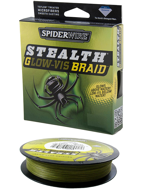 SpiderWire Stealth Glow-Vis Braided Line