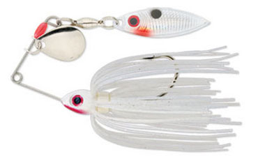 Strike King Mini-King Spinnerbait - Clear/Silver/Red