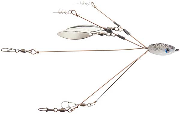 Hog Farmer Tactical Bassin Micro 5 Wire 2 Blade Flex Rig