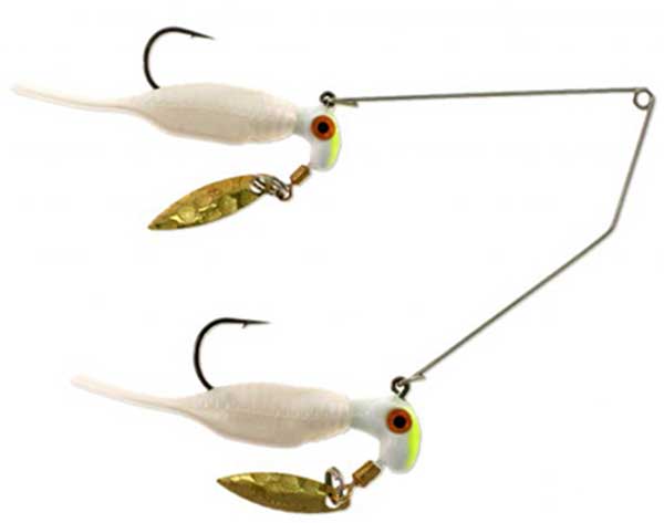 Blakemore RBB15-038 Reality Shad Buffet Rig Chartreuse/Albino Ghost Fishing 