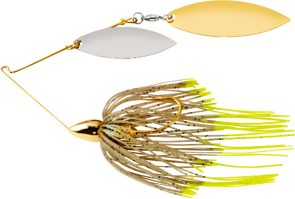 War Eagle Gold Frame Double Willow Spinnerbait