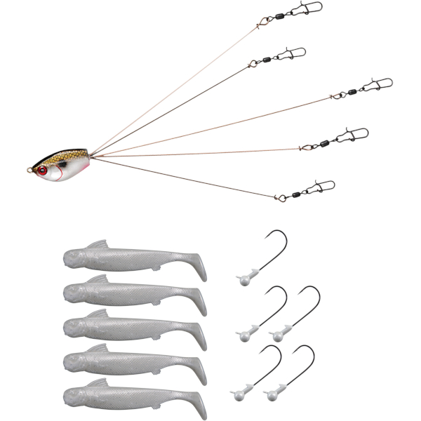 YUM Yumbrella 3 Wire Rig Kit /"Tennessee Shad/"