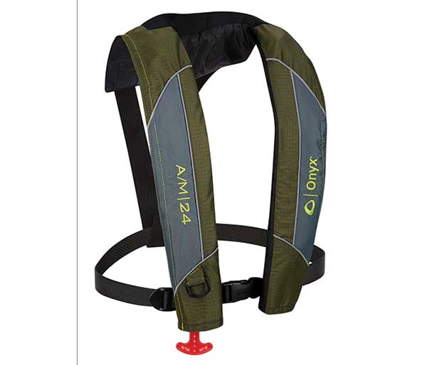 Onyx A/M-24 Automatic/Manual Inflatable Life Jacket - NOW STOCKING