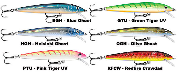 New 2016 Rapala Husky Jerk Colors