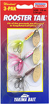 Original Rooster Tail 3-Pak Trophy Kit