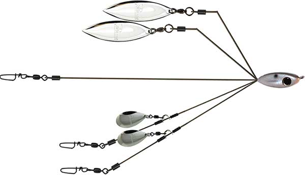 Picasso BFL Smackdown 4 Blade Finesse Umbrella Rig - NOW AVAILABLE