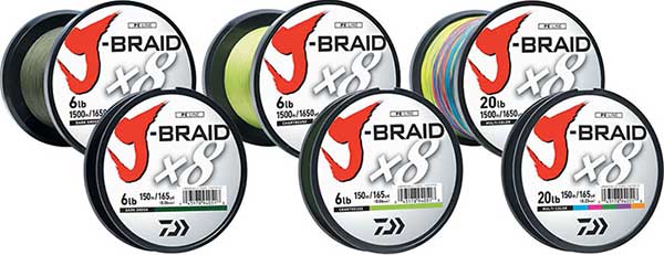 Daiwa J-Braid X8 Braided Line - NOW IN STOCK