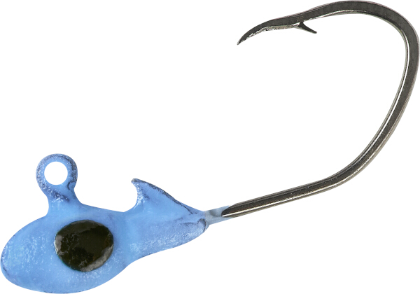 Crappie Pro Overbite Sickle Mo' Glo Jigheads - MORE SIZES