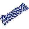 Hollow Braid Polypropylene Utility Line Blue/White