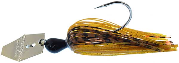 Nichols Lures Pulsator Old School Spinnerbait, Smoke Silver & Gold, Solid,  1/2oz, Smoke Silver & Gold/Solid