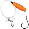 Striped Bass Inline Circle Hook Float Rig with Three Way Swivel