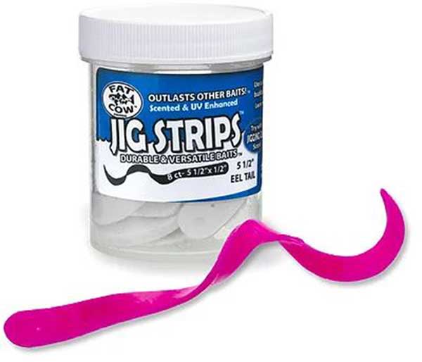 Fat Cow Fishing Jig Strips Eel Tail - NEW IN SOFT BAITS