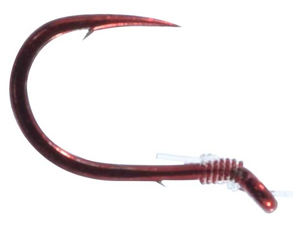 Gamakatsu Single Egg Barb On Shank Snelled Hook - BACK IN STOCK