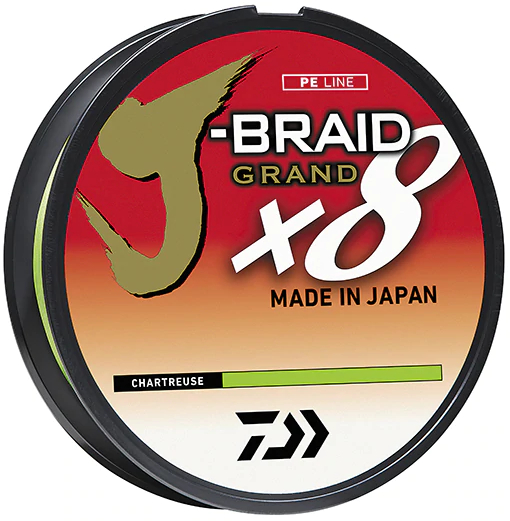 Daiwa J-Braid x8 Grand Braided Line - NEW COLOR