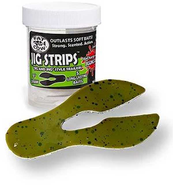 Fat Cow Fishing Jig Strips Craw Trailer - NEW IN SOFT BAITS