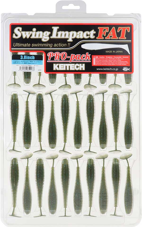 Keitech Fat Swing Impact Pro Pack - NEW IN SOFT BAITS