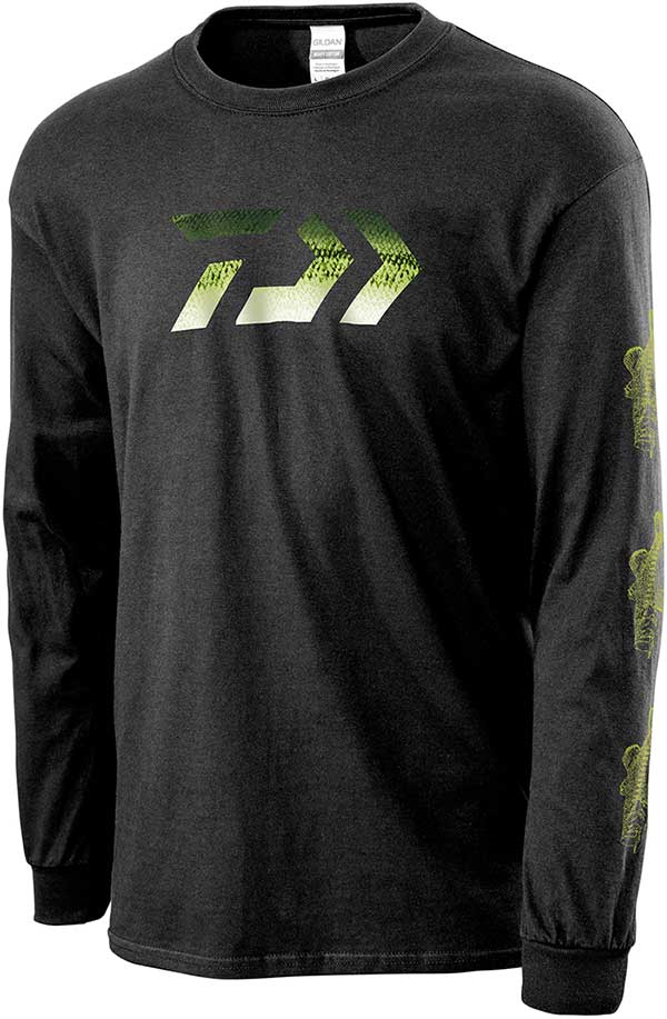 Daiwa D-Vec Bass Skin Print Long Sleeve T-Shirt - NEW IN APPAREL