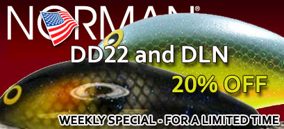 Weekly Special!!! 20% OFF Norman Lures DD22 and Deep Little N