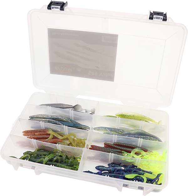 Zoom Bait Assortment In 3700 Plano Box 88pc - NEW IN SOFT BAITS