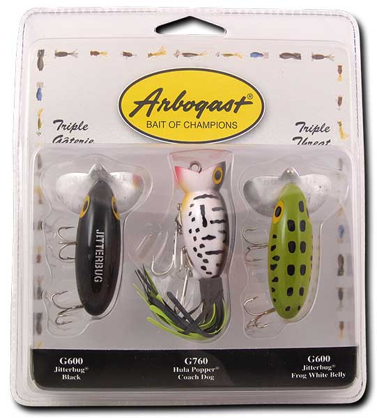 Arbogast Triple Threat Assortment - NOW IN STOCK