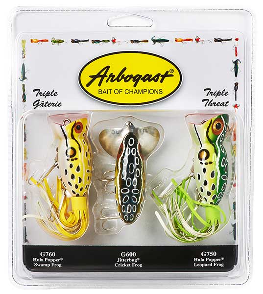 Arbogast Triple Threat 3-Pack Assortment - NOW IN STOCK