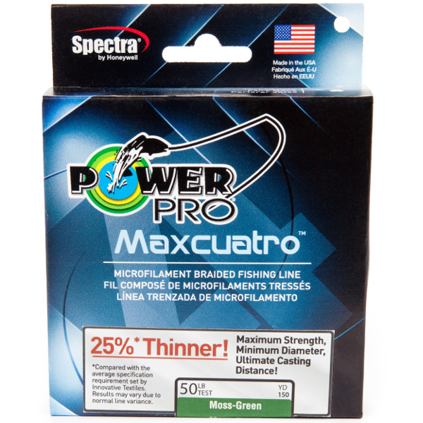 MaxCuatro Microfilament Braided Line-Hi-Vis Yellow