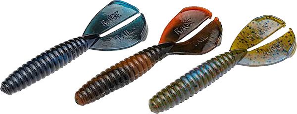 Strike King Rage Tail Twin Tail Baby Menace Grub - NEW COLORS