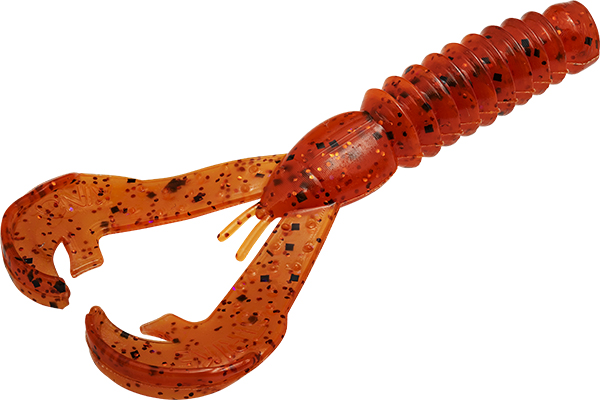 Strike King Rage Tail Ned Craw - FIRE CRAW