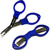 Folding Braid Scissors with Spilt Ring Opener