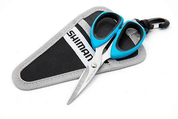 Shimano Brutas Silver Nickel Scissors with Sheath - NOW AVAILABLE