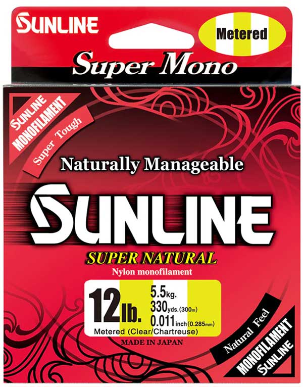 Sunline Super Natural Metered Monofilament Line - NEW IN FISHING LINE
