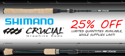 Shimano Crucial Bass Graphite Rods Sale!